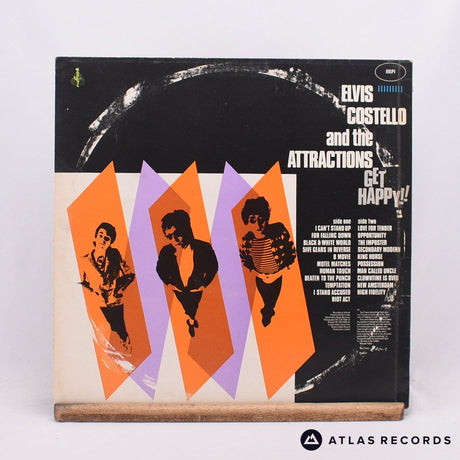 Elvis Costello & The Attractions - Get Happy!! - A2 B-1 LP Vinyl Record - EX/EX