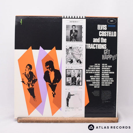 Elvis Costello & The Attractions - Get Happy! - Insert LP Vinyl Record - EX/EX