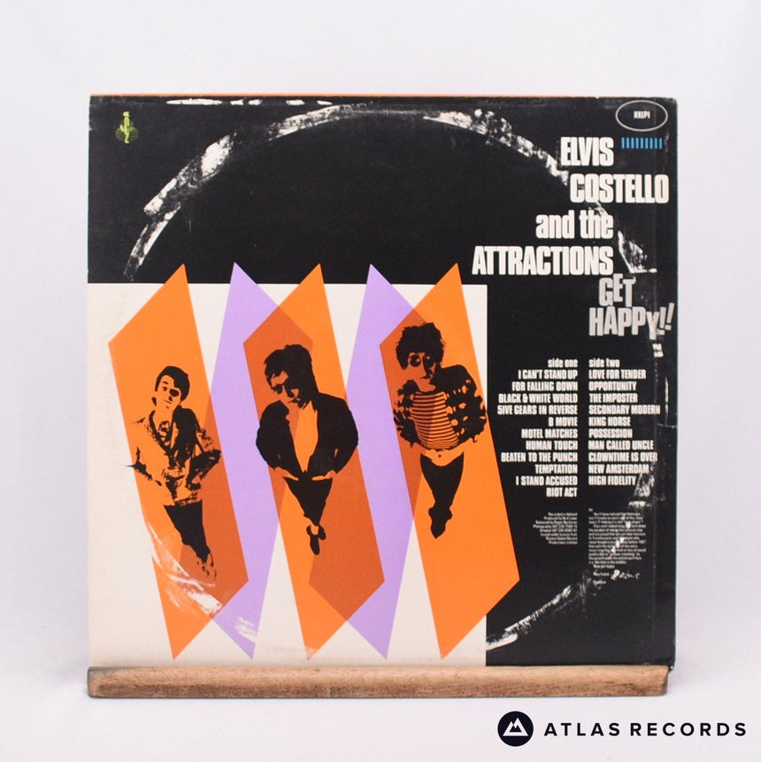 Elvis Costello & The Attractions - Get Happy!! - A-1 B-1 LP Vinyl Record - EX/EX