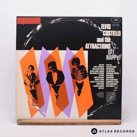 Elvis Costello & The Attractions - Get Happy!! - LP Vinyl Record - EX/EX