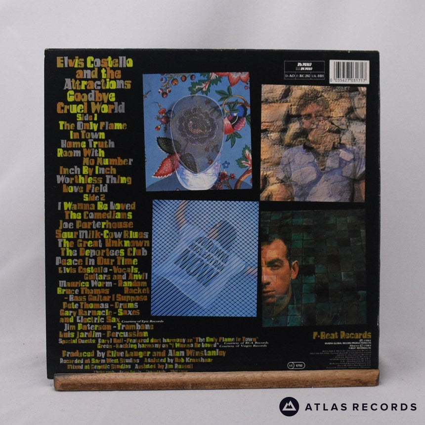 Elvis Costello & The Attractions - Goodbye Cruel World - LP Vinyl Record - EX/EX