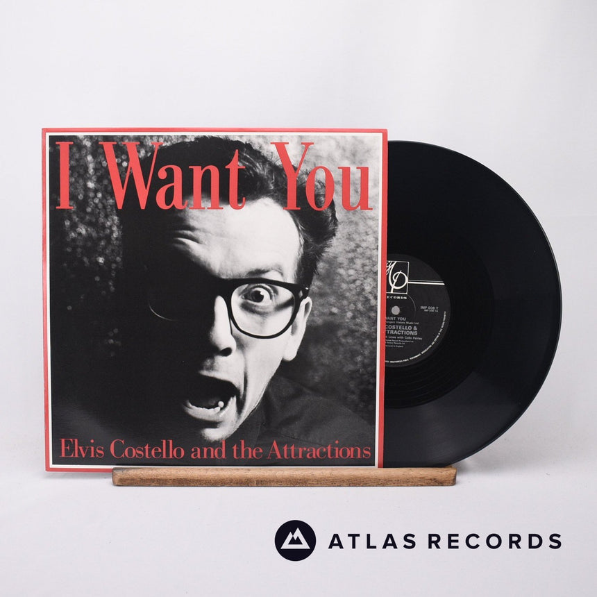 Elvis Costello & The Attractions - I Want You - Damont 12" Vinyl Record - EX/VG+