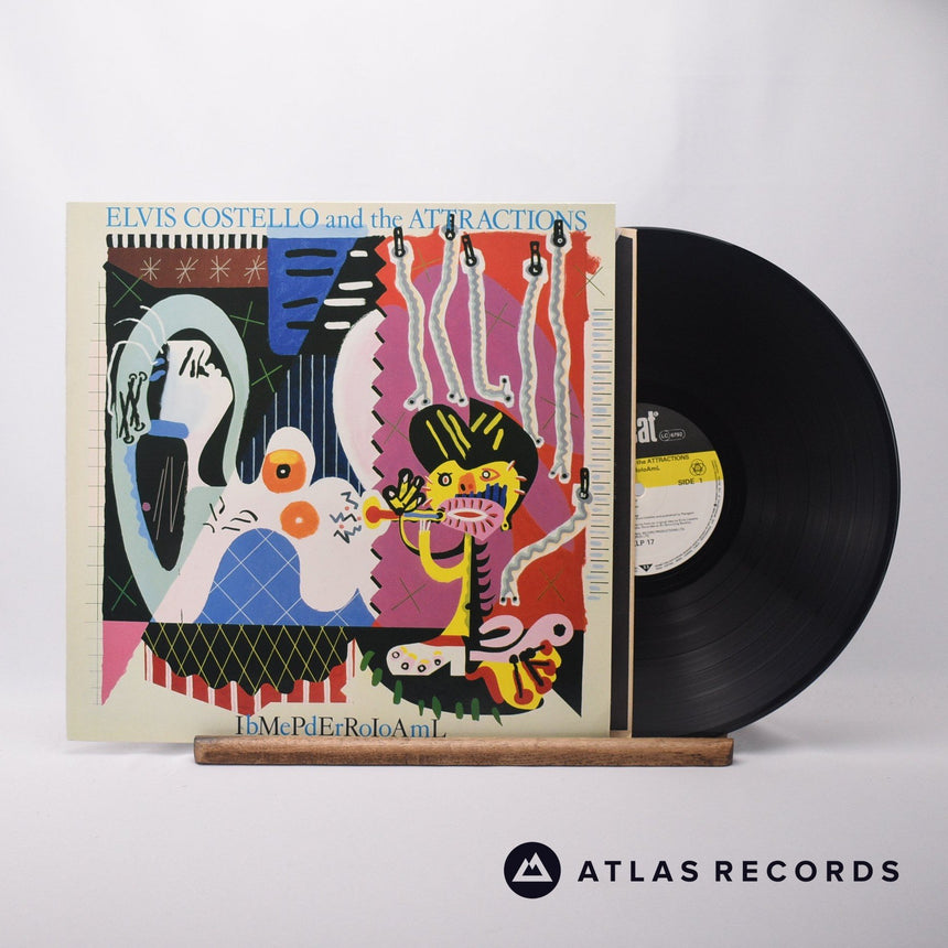 Elvis Costello & The Attractions Imperial Bedroom LP Vinyl Record - Front Cover & Record