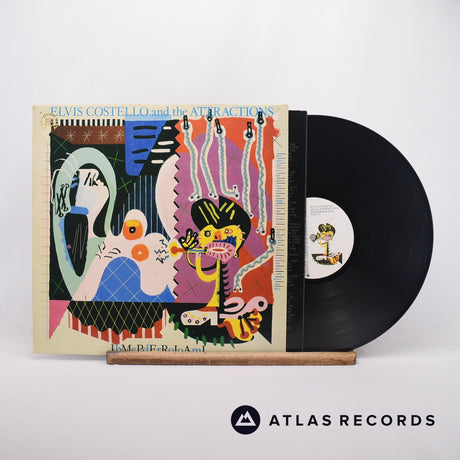 Elvis Costello & The Attractions Imperial Bedroom LP Vinyl Record - Front Cover & Record