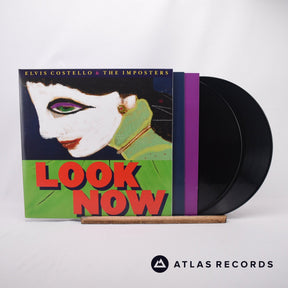 Elvis Costello & The Imposters Look Now 2 x LP Vinyl Record - Front Cover & Record