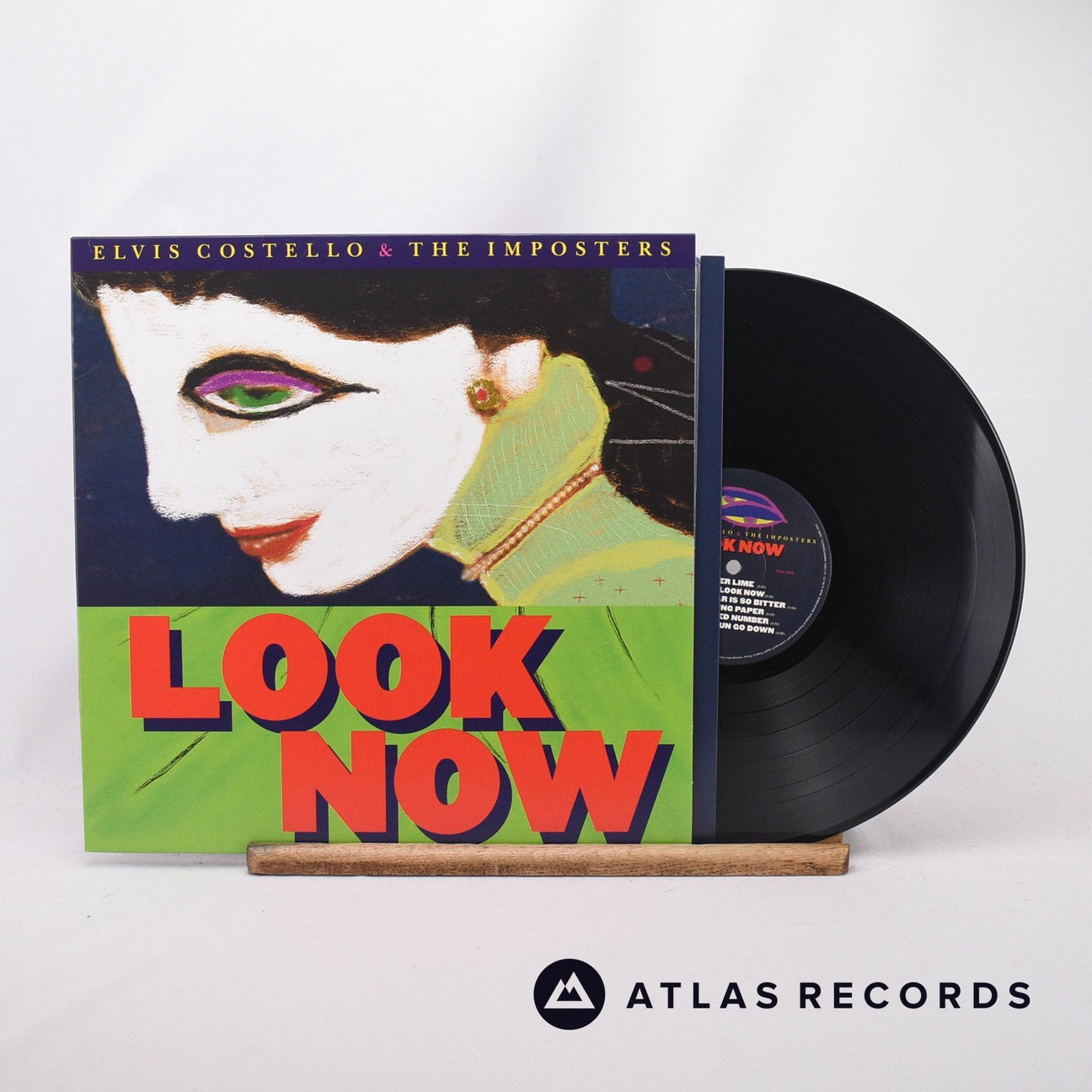 Elvis Costello & The Imposters Look Now LP Vinyl Record - Front Cover & Record