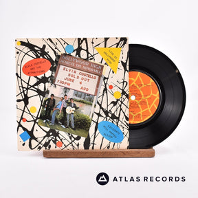 Elvis Costello & The Attractions Live At Hollywood High 7" Vinyl Record - Front Cover & Record