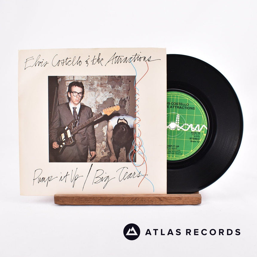 Elvis Costello & The Attractions Pump It Up 7" Vinyl Record - Front Cover & Record