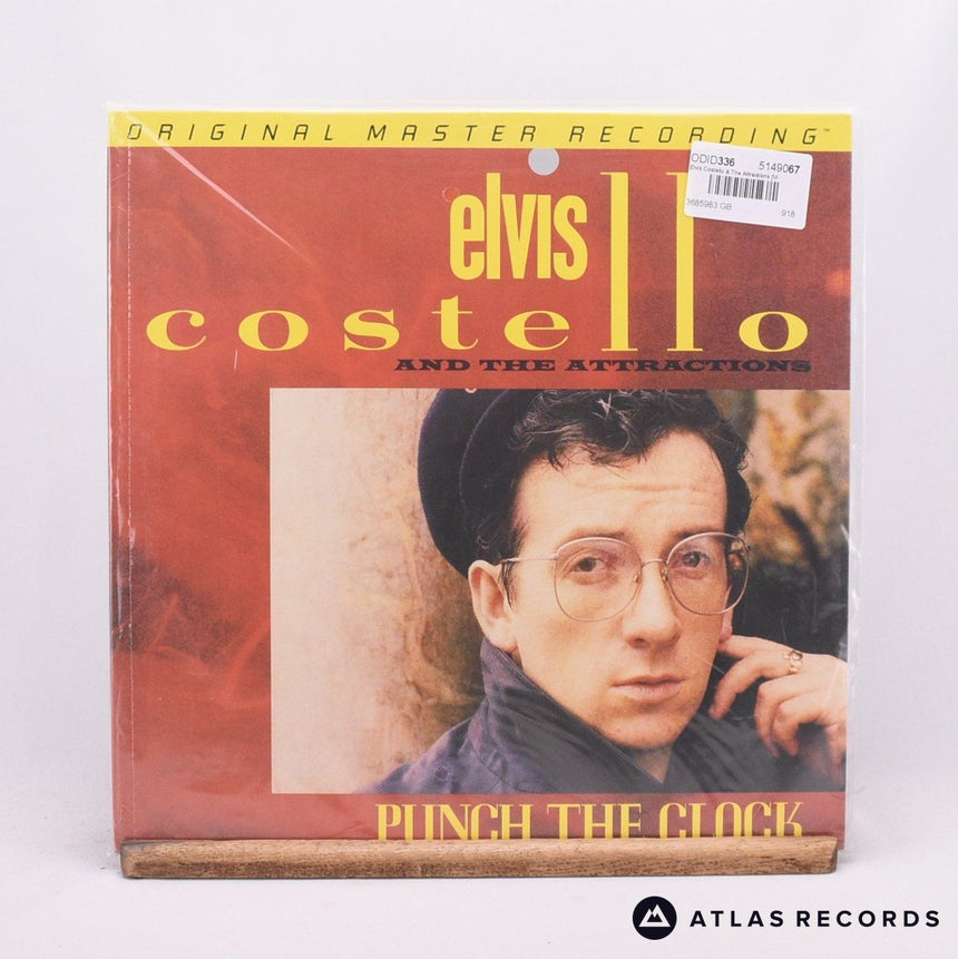 Elvis Costello & The Attractions Punch The Clock LP Vinyl Record - Front Cover & Record