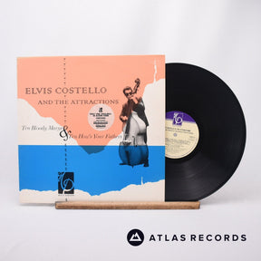 Elvis Costello & The Attractions Ten Bloody Marys & Ten How's Your Fathers LP Vinyl Record - Front Cover & Record