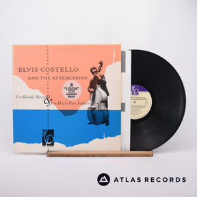 Elvis Costello & The Attractions Ten Bloody Marys & Ten How's Your Fathers LP Vinyl Record - Front Cover & Record