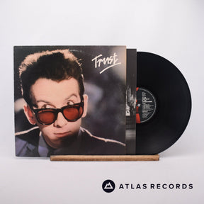 Elvis Costello & The Attractions Trust LP Vinyl Record - Front Cover & Record