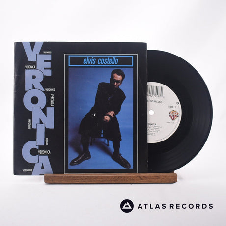 Elvis Costello Veronica 7" Vinyl Record - Front Cover & Record