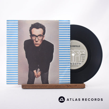 Elvis Costello Watching The Detectives 7" Vinyl Record - Front Cover & Record