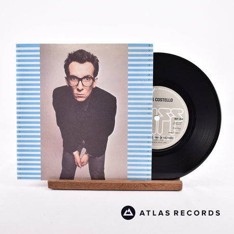 Elvis Costello Watching The Detectives 7" Vinyl Record - Front Cover & Record
