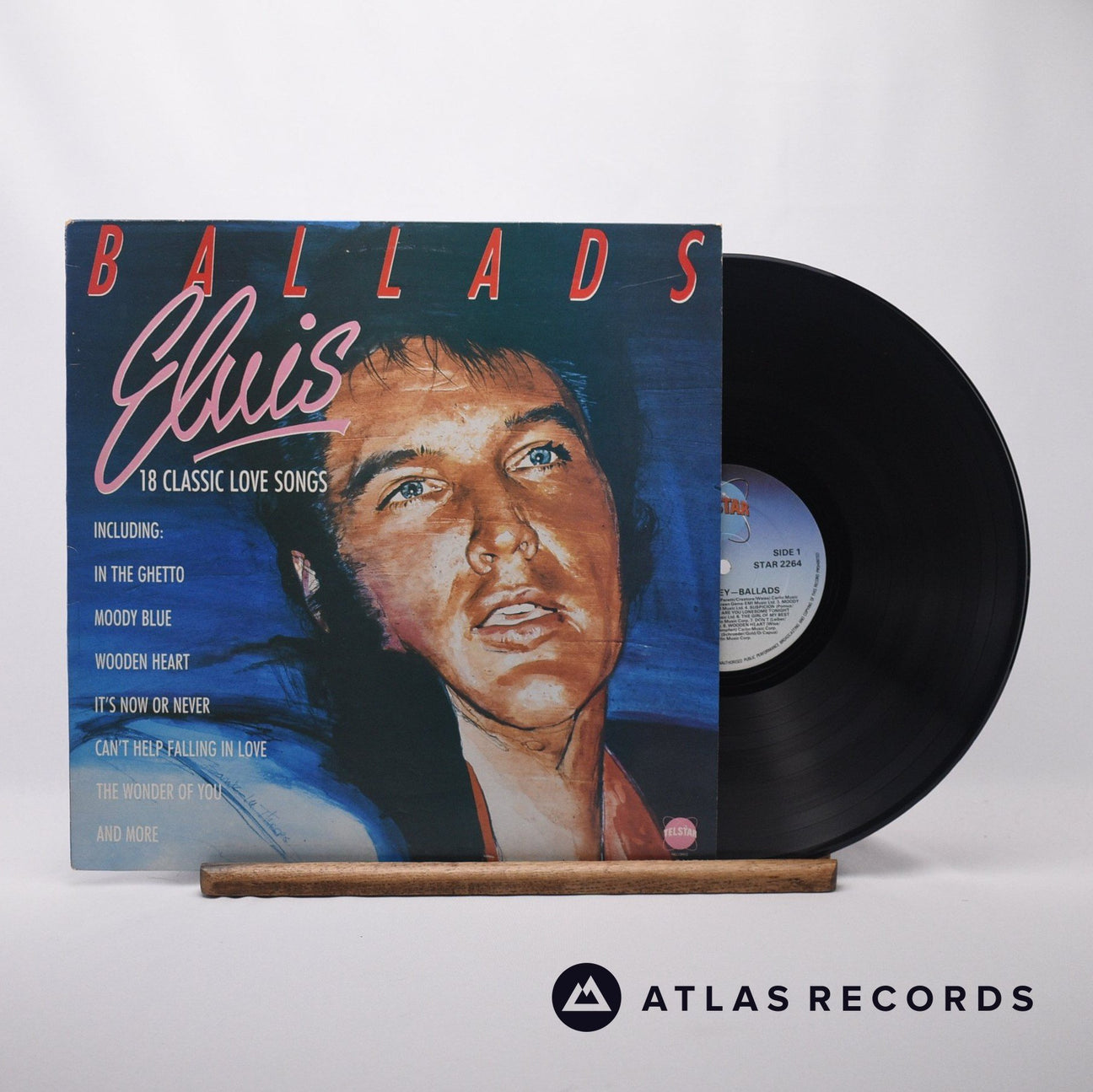 Elvis Presley Ballads LP Vinyl Record - Front Cover & Record