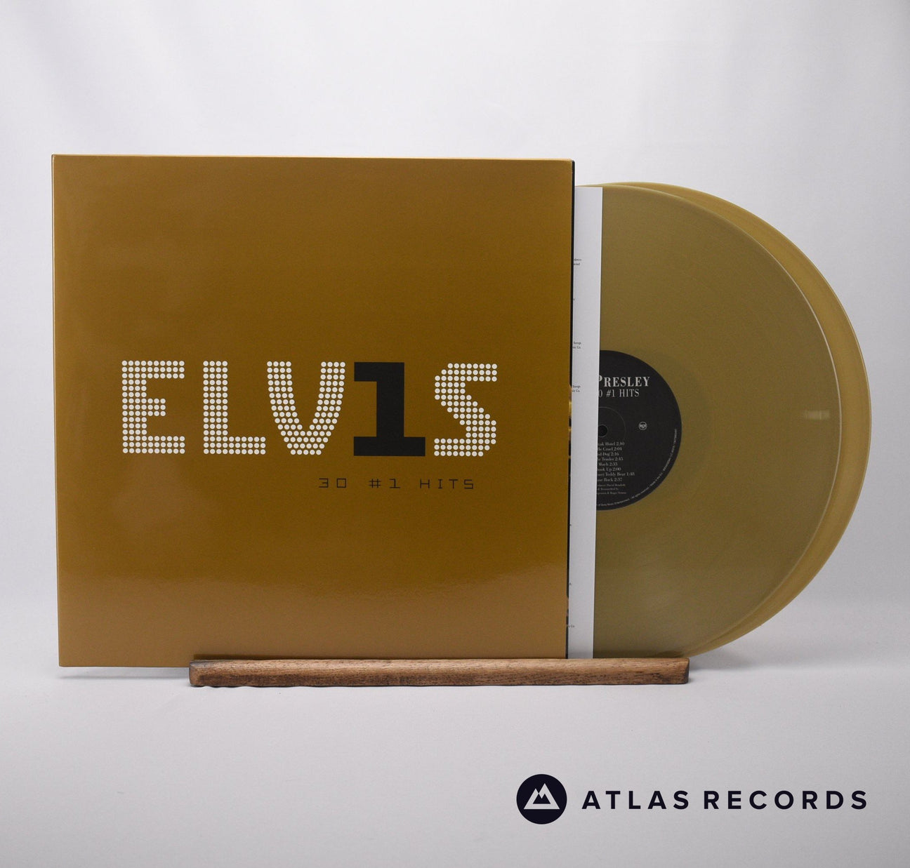 Elvis Presley ELV1S 30 #1 Hits Double LP Vinyl Record - Front Cover & Record