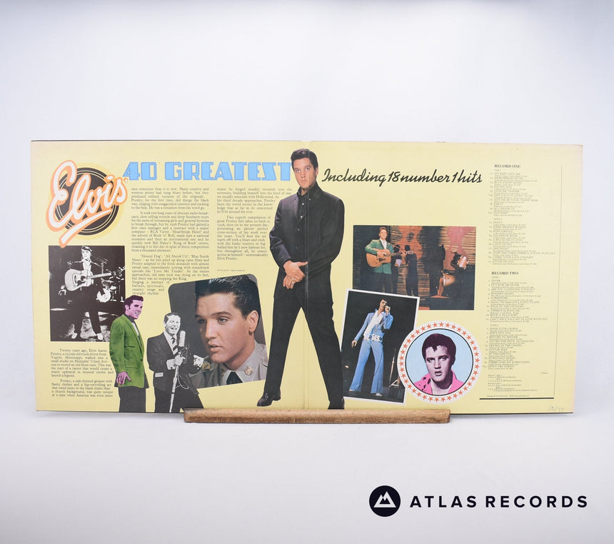 Elvis Presley - Elvis' 40 Greatest - Gatefold 2 x LP Vinyl Record - EX/VG+