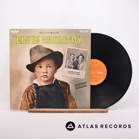 Elvis Presley Elvis Country LP Vinyl Record - Front Cover & Record