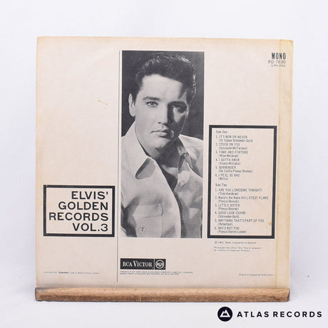 Elvis Presley - Elvis' Golden Records, Vol. 3 - 1B 1B LP Vinyl Record - VG+/VG+
