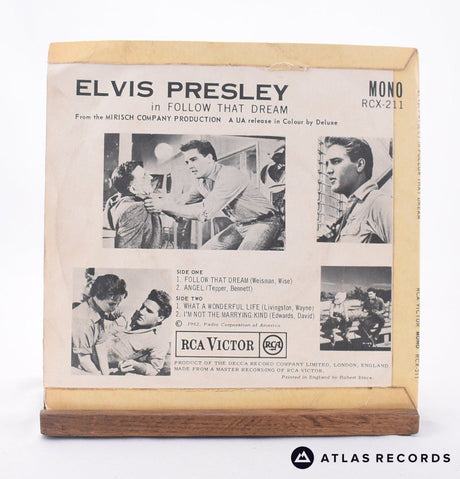 Elvis Presley - Follow That Dream - 7" EP Vinyl Record - VG+/VG+