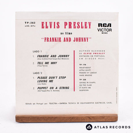 Elvis Presley - Frankie And Johnny - Portugal 7" EP Vinyl Record - VG+/EX