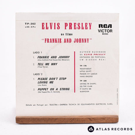 Elvis Presley - Frankie And Johnny - Portugal 7" EP Vinyl Record - VG+/EX