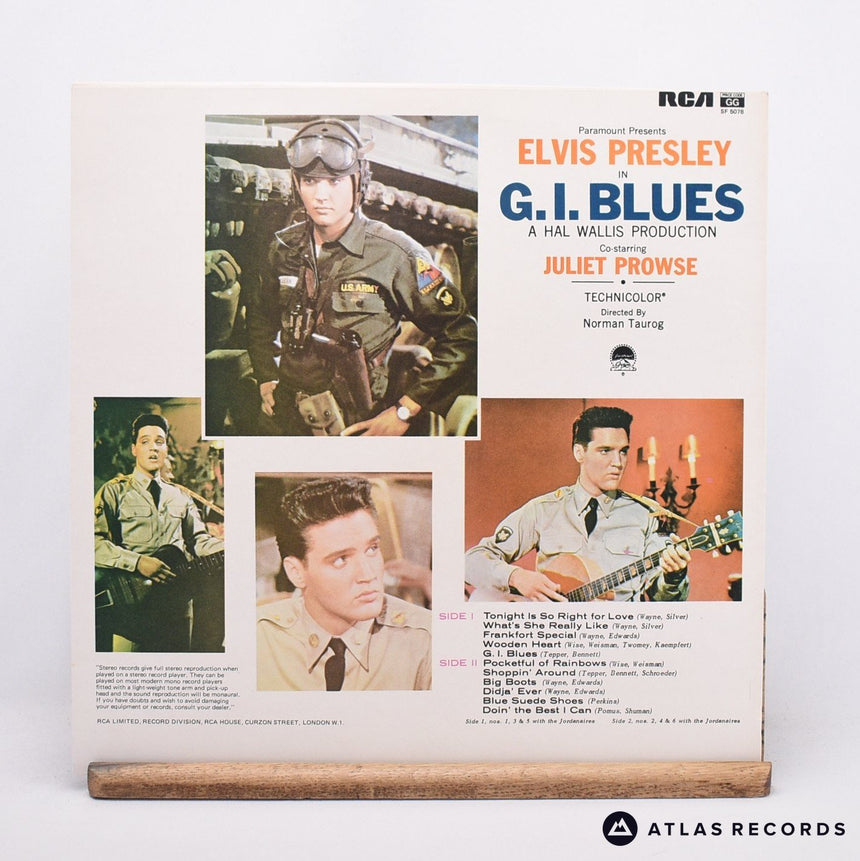 Elvis Presley - G.I. Blues - Reissue LP Vinyl Record - EX/EX