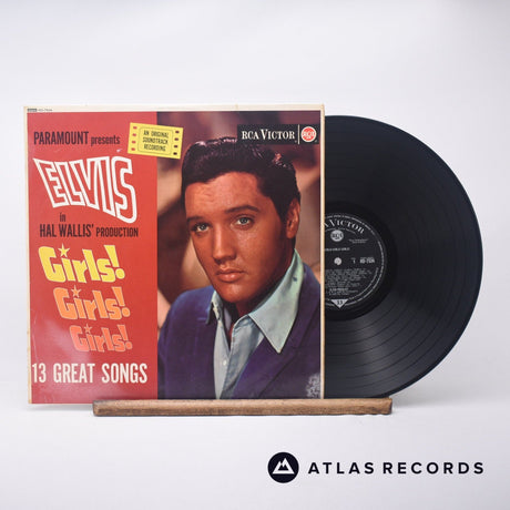 Elvis Presley Girls! Girls! Girls! LP Vinyl Record - Front Cover & Record