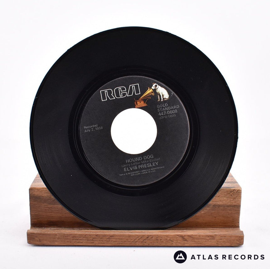 Elvis Presley - Hound Dog - Reissue Us 7" Vinyl Record - EX/EX