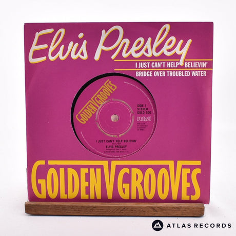 Elvis Presley I Just Can't Help Believin' 7" Vinyl Record - Front Cover & Record