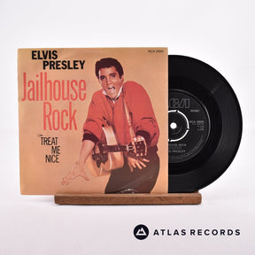 Elvis Presley Jailhouse Rock 7" Vinyl Record - Front Cover & Record