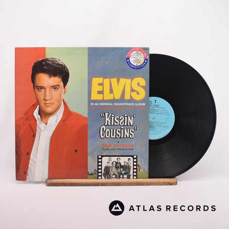 Elvis Presley Kissin' Cousins LP Vinyl Record - Front Cover & Record