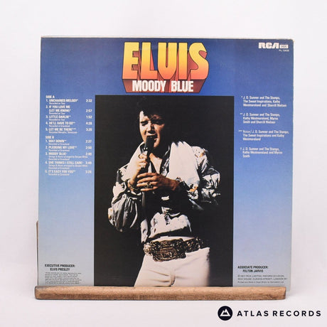 Elvis Presley - Moody Blue - A5 A3 LP Vinyl Record - EX/EX