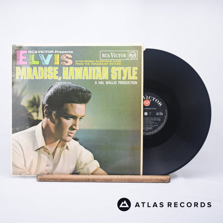 Elvis Presley Paradise, Hawaiian Style LP Vinyl Record - Front Cover & Record
