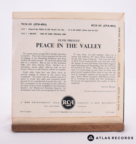 Elvis Presley - Peace In The Valley - 7" Album Vinyl Record - VG+/EX