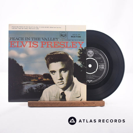 Elvis Presley Peace In The Valley 7" Vinyl Record - Front Cover & Record