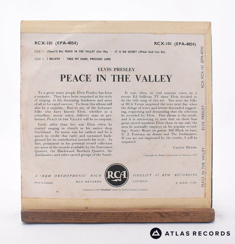 Elvis Presley - Peace In The Valley - 7" EP Vinyl Record - VG+/VG