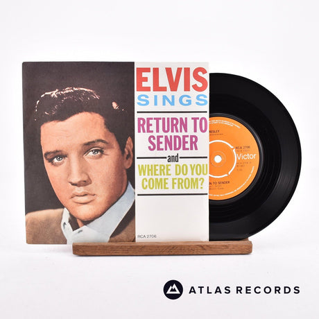 Elvis Presley Return To Sender 7" Vinyl Record - Front Cover & Record