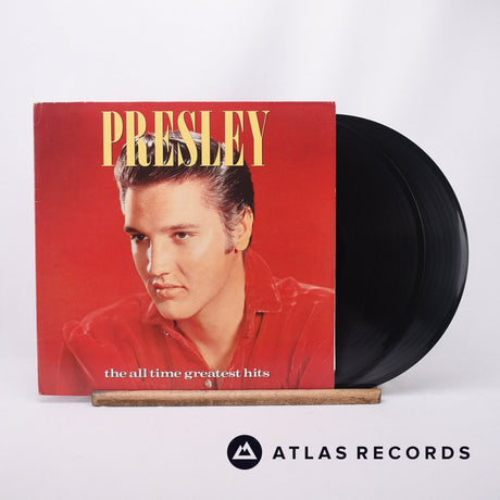 Elvis Presley The All Time Greatest Hits 2 x LP Vinyl Record - Front Cover & Record