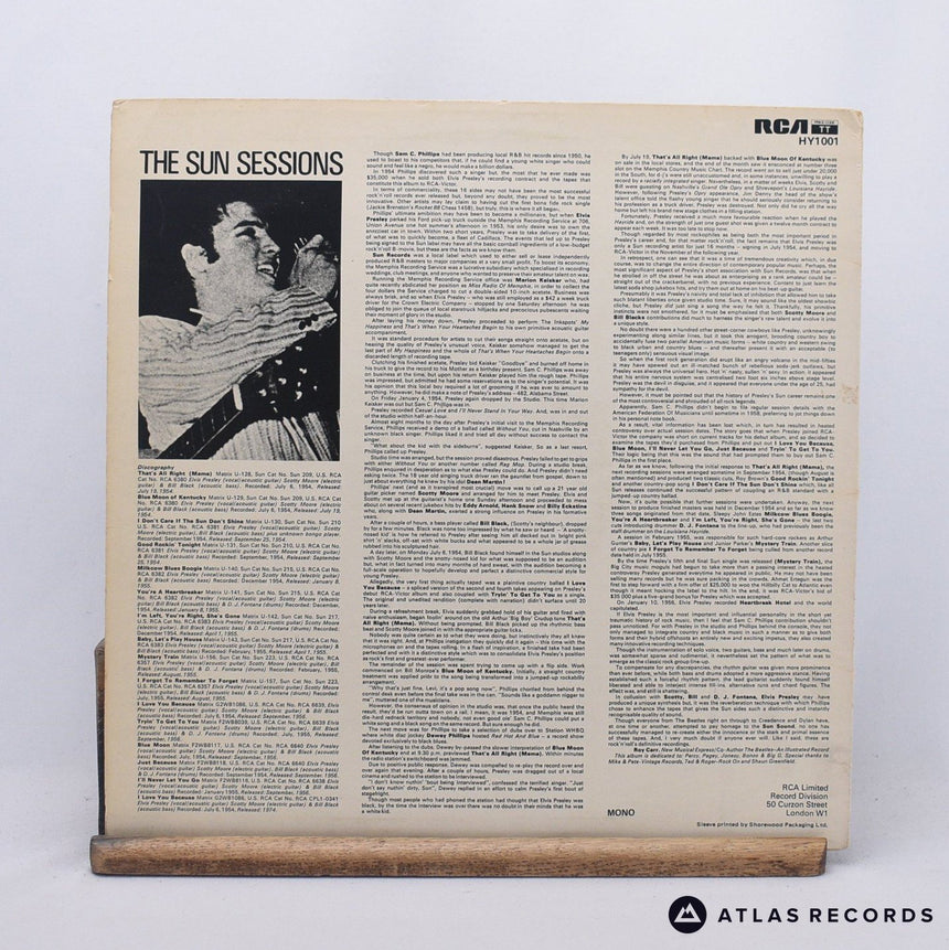 Elvis Presley - The Sun Collection - LP Vinyl Record - VG+/VG+