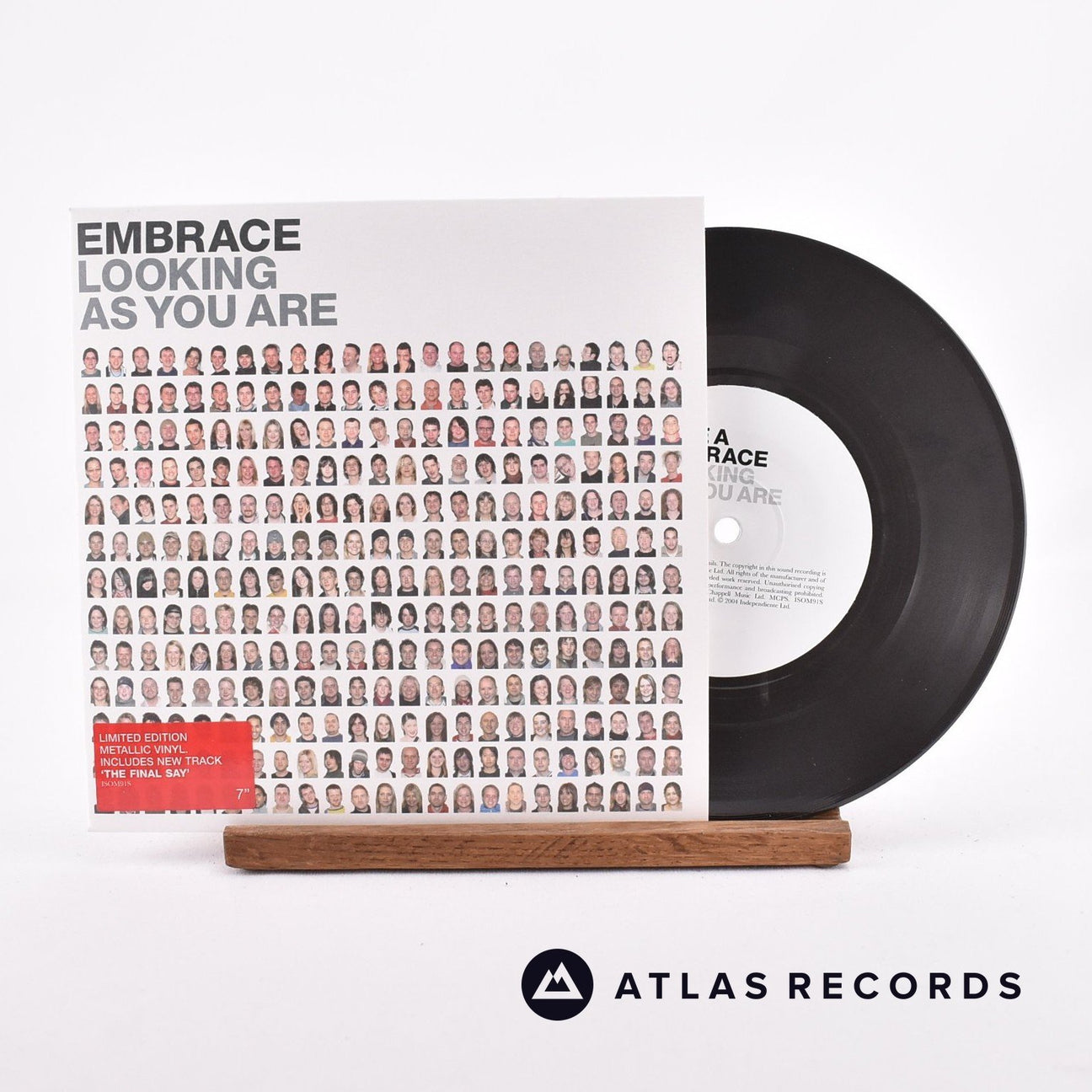 Embrace Looking As You Are 7" Vinyl Record - Front Cover & Record