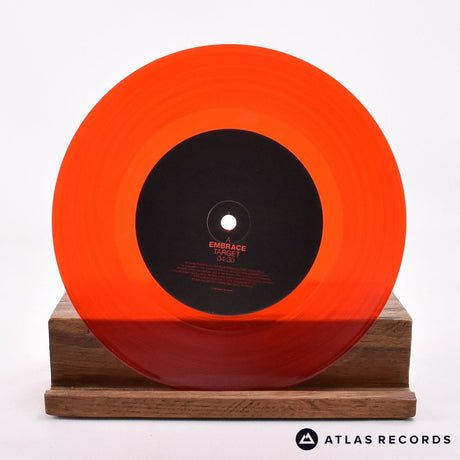 Embrace - Target - Red Translucent 7" Vinyl Record - NM/NM