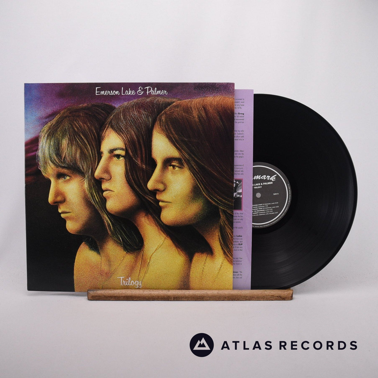 Emerson, Lake & Palmer Trilogy LP Vinyl Record - Front Cover & Record