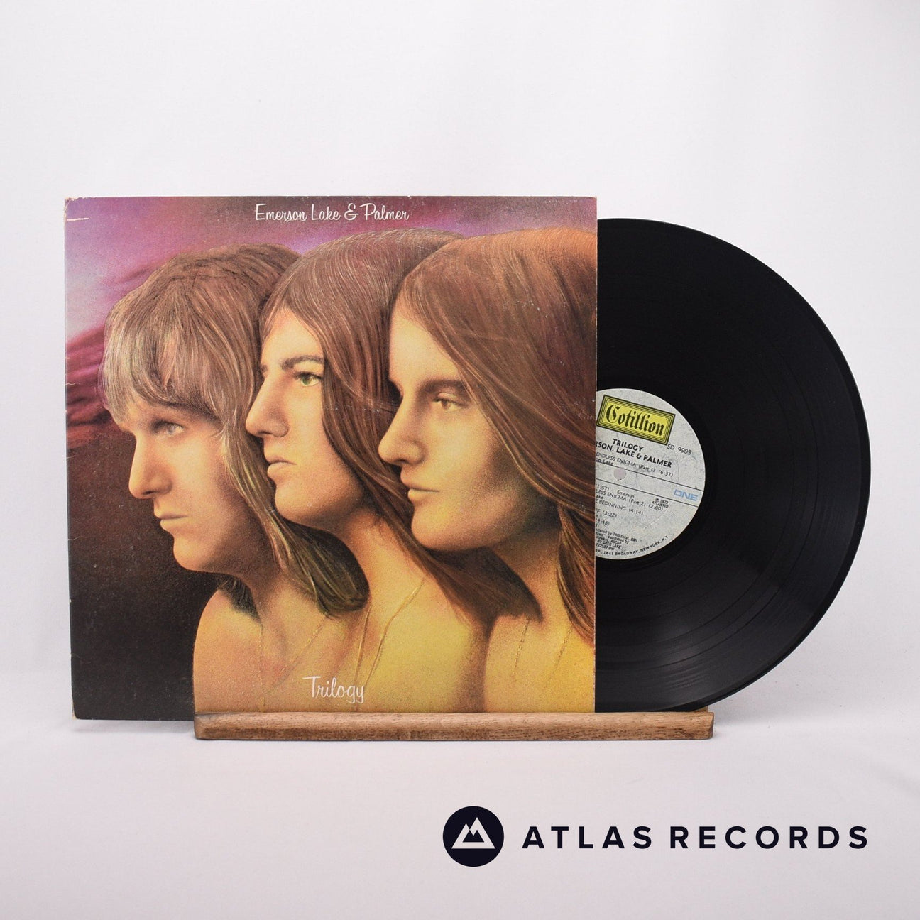 Emerson, Lake & Palmer Trilogy LP Vinyl Record - Front Cover & Record
