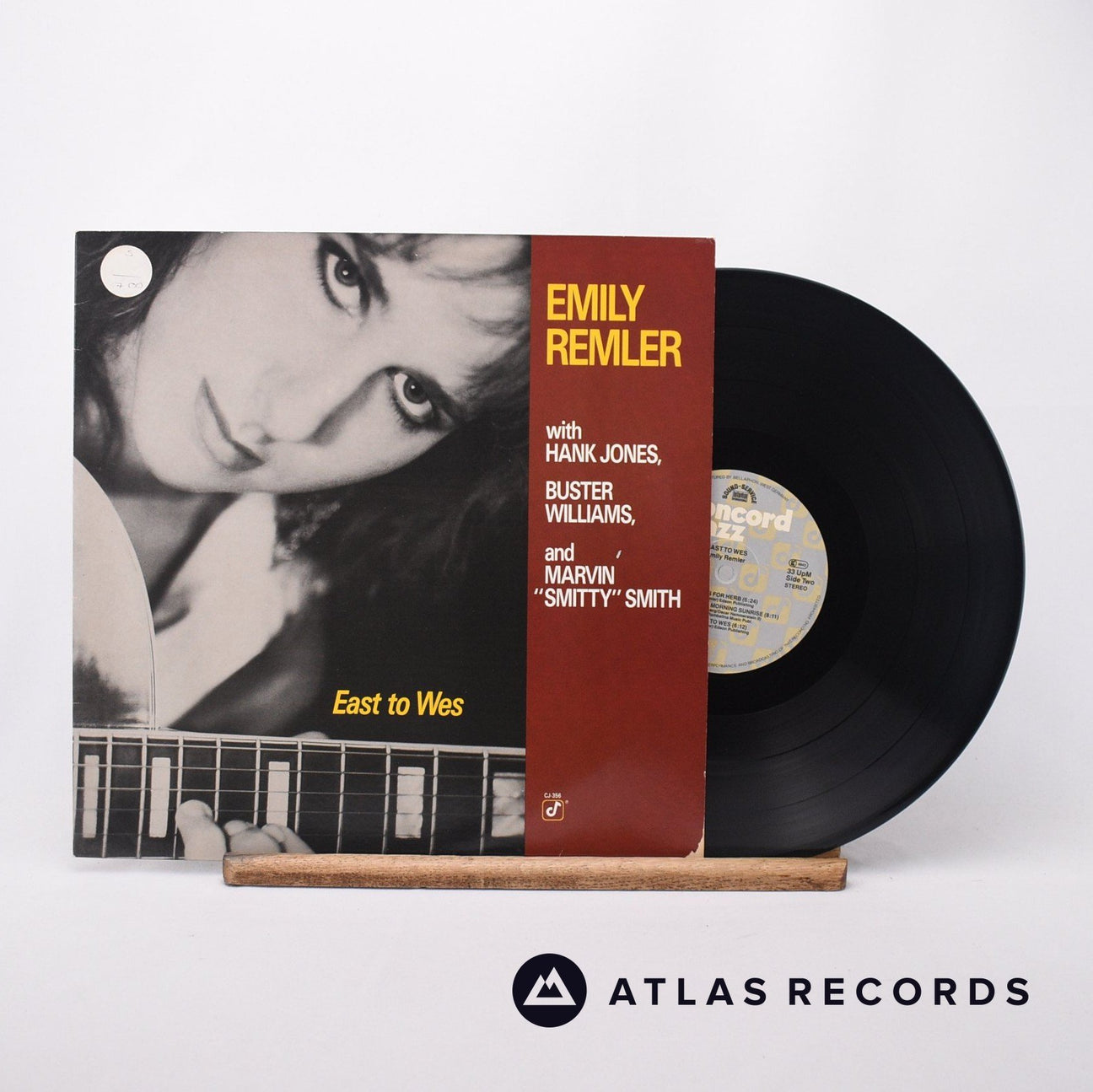 Emily Remler East To Wes LP Vinyl Record - Front Cover & Record