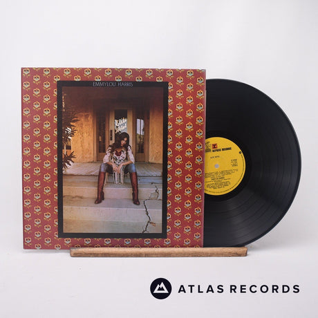 Emmylou Harris Elite Hotel LP Vinyl Record - Front Cover & Record