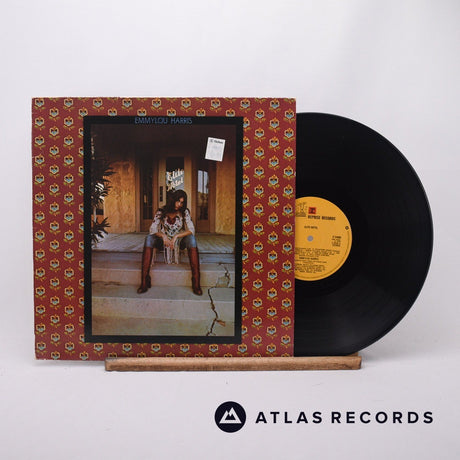 Emmylou Harris Elite Hotel LP Vinyl Record - Front Cover & Record