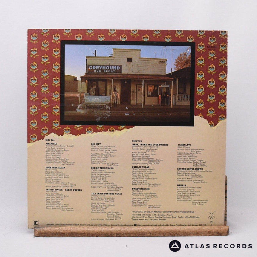 Emmylou Harris - Elite Hotel - LP Vinyl Record - EX/EX