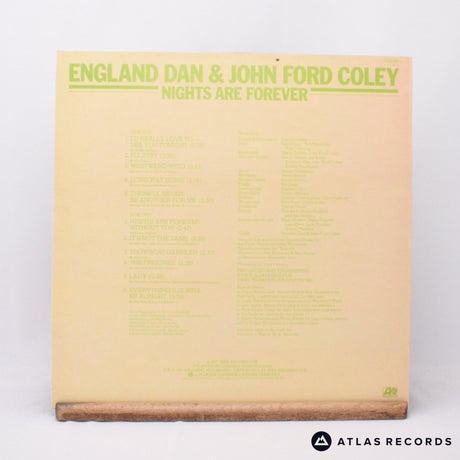 England Dan & John Ford Coley - Nights Are Forever - LP Vinyl Record - EX/EX